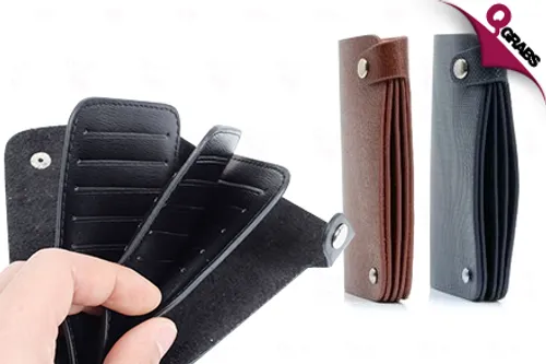 For QR49, Store All Your Cards, IDs and more with a 30-Slot Card Holder - Choose from 3 Classic Colors! (QR110 Value)